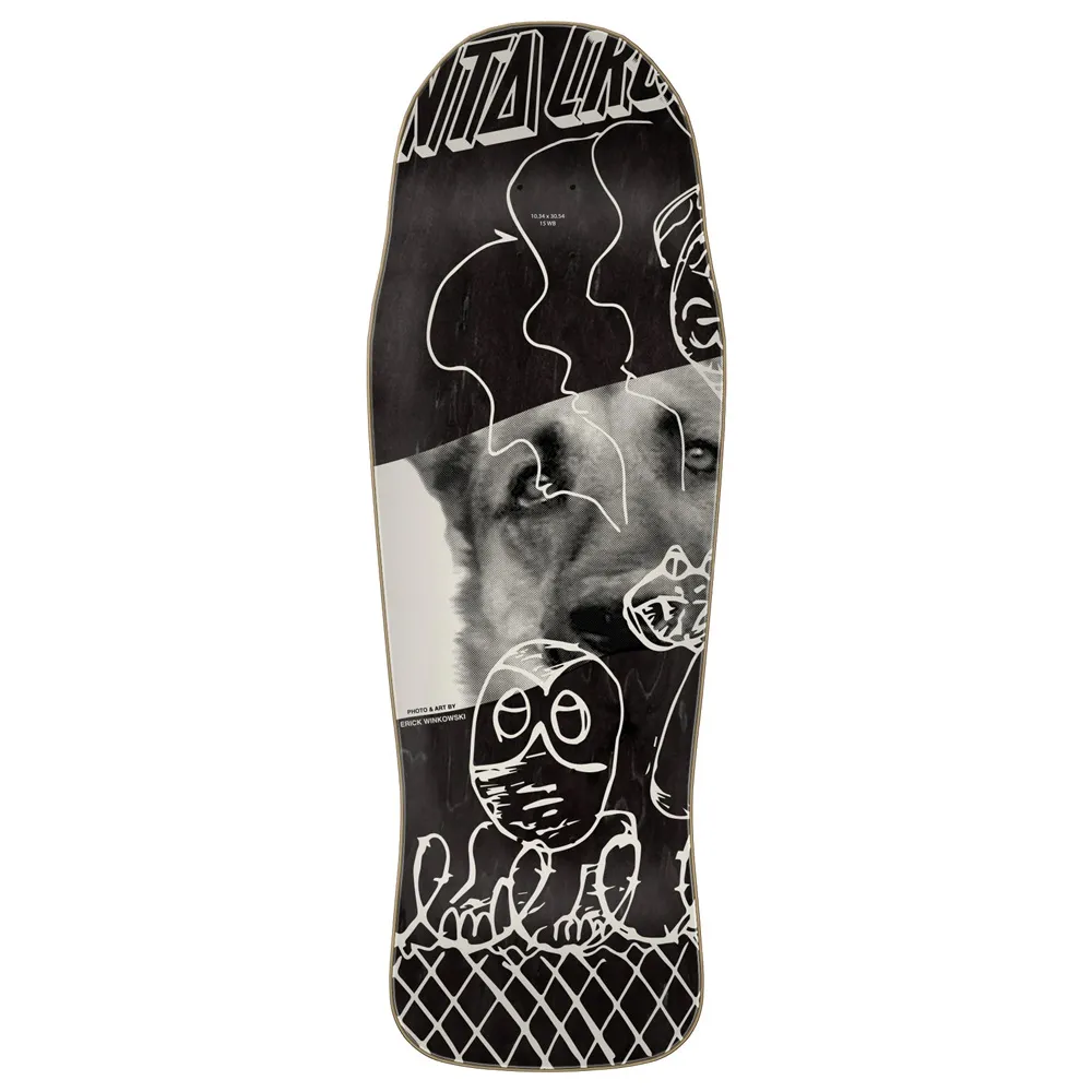 Santa Cruz Winkowski Tribute Pro Shaped 10.34 Skateboard Deck