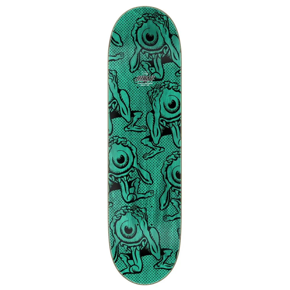 Santa Cruz Eyegore Prismatic FeelBase 8.0 Skateboard Deck