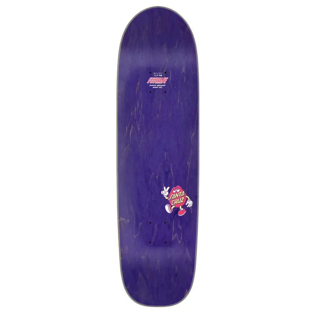 Santa Cruz Dot Dudes FeelBase 8.5 Skateboard Deck