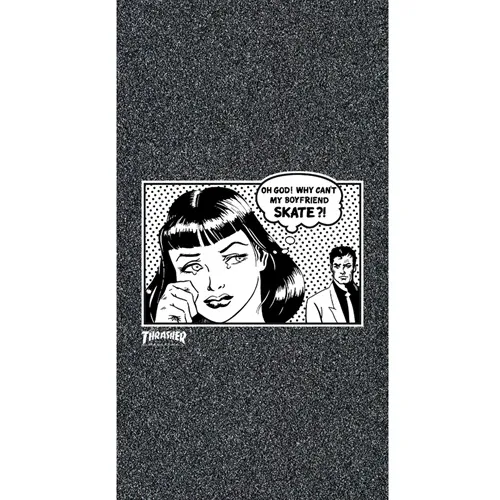 Mob X Thrasher Boyfriend Perforated 9 x 33 Skateboard Grip Tape Sheet