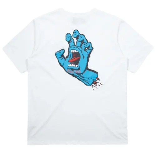 Santa Cruz Opus Dot Screaming Hand White T-Shirt