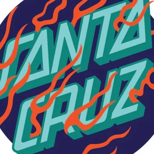 Santa Cruz Inferno Dot Navy Decal Sticker