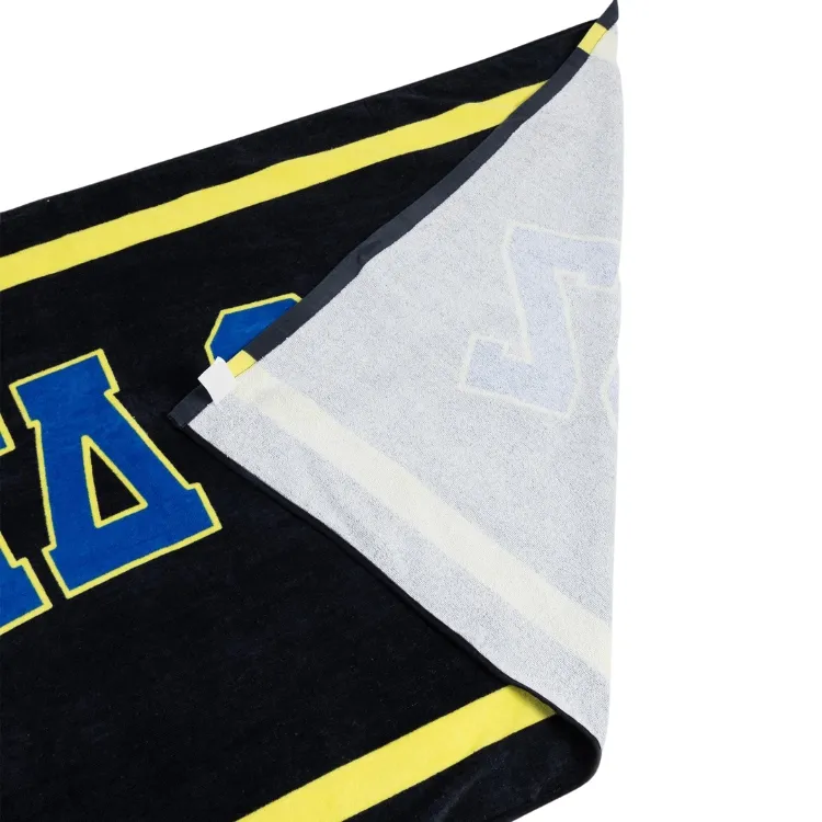 Santa Cruz Collegiate Strip Navy Towel