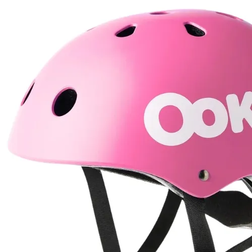 Ookkie Kids Pink Certified Helmet