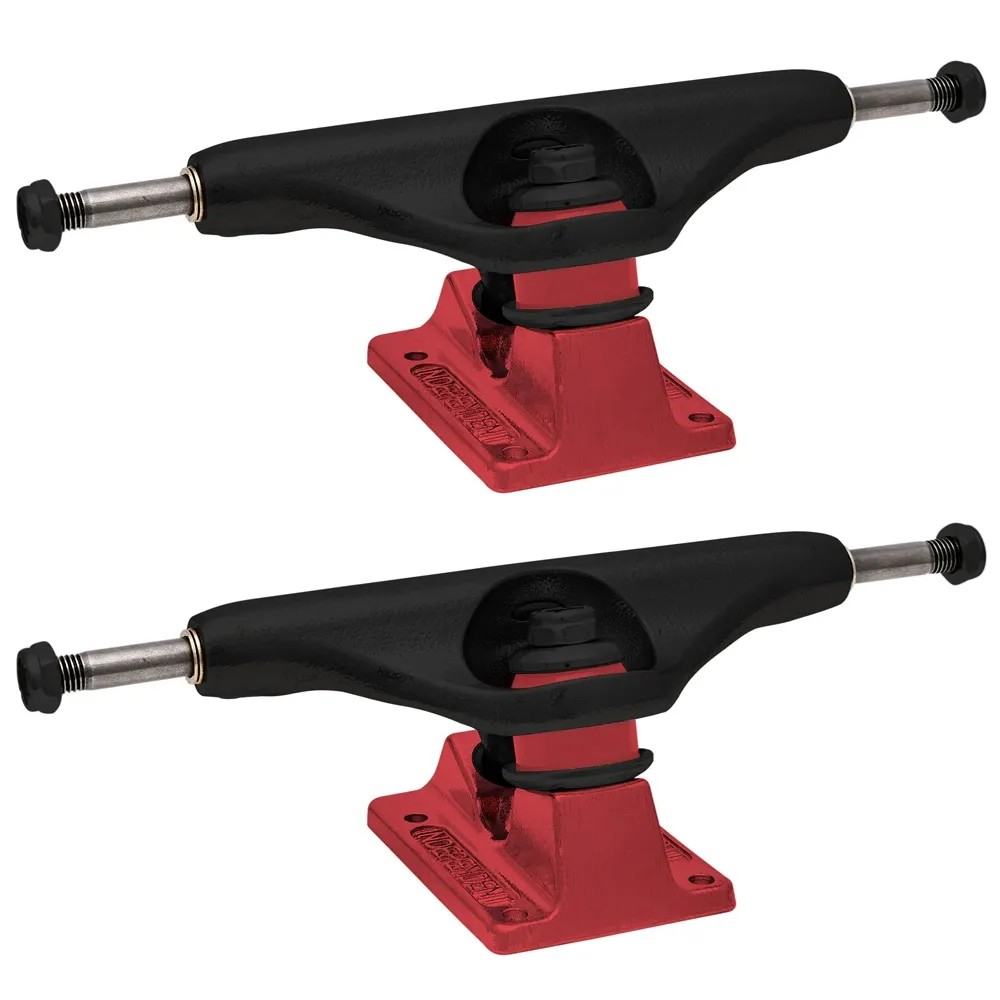 Independent Stage 11 Splatter Span Black Ano Red Set Of 2 Skateboard Trucks