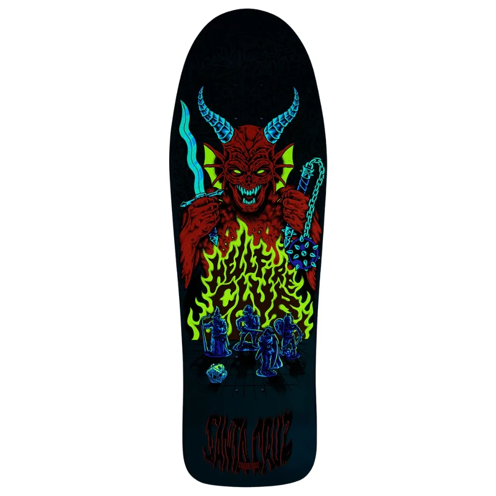 Santa Cruz X Stranger Things Knox Hellfire Pit 10.07 Skateboard Deck