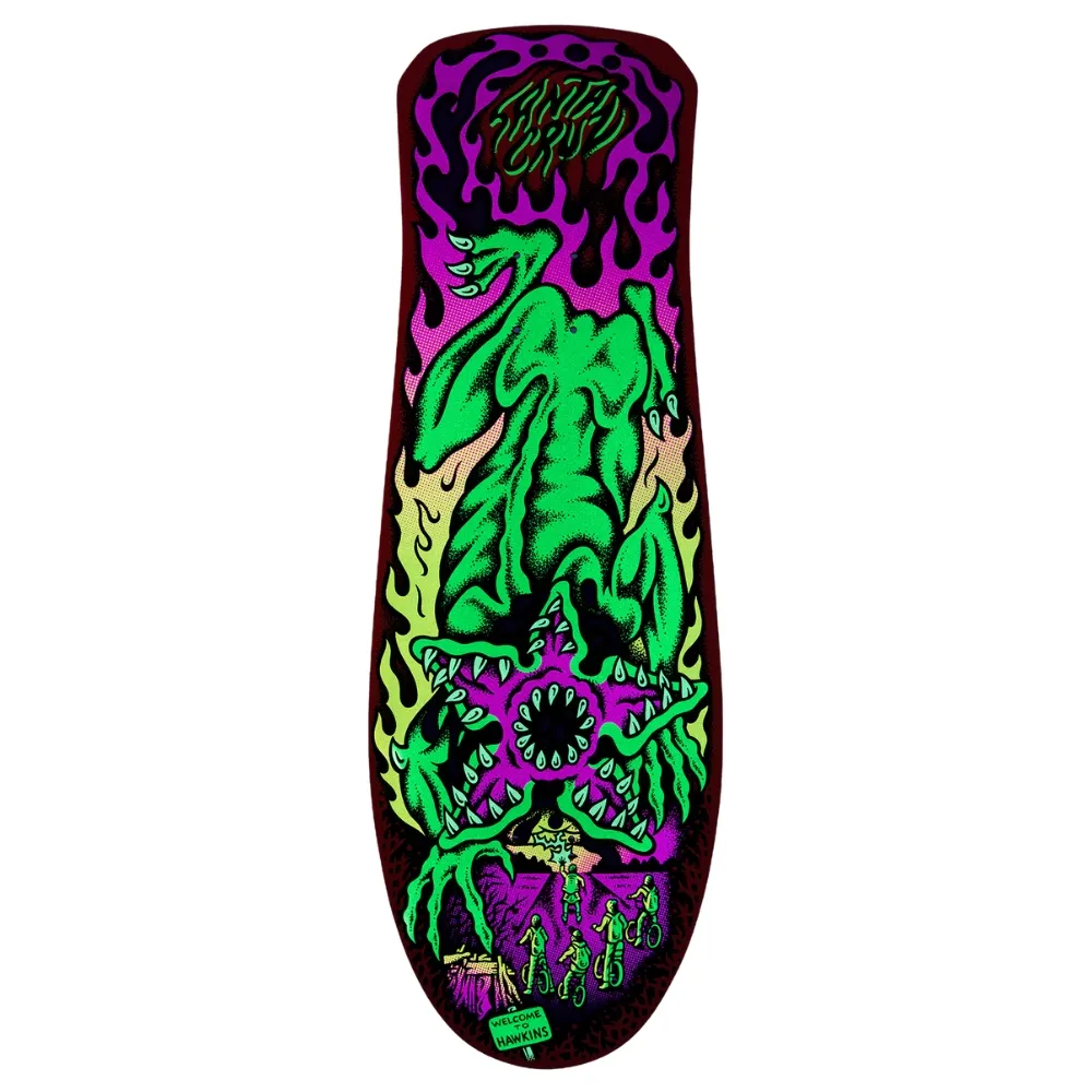 Santa Cruz X Stranger Things Salba Demogorgon 10.3 Skateboard Deck