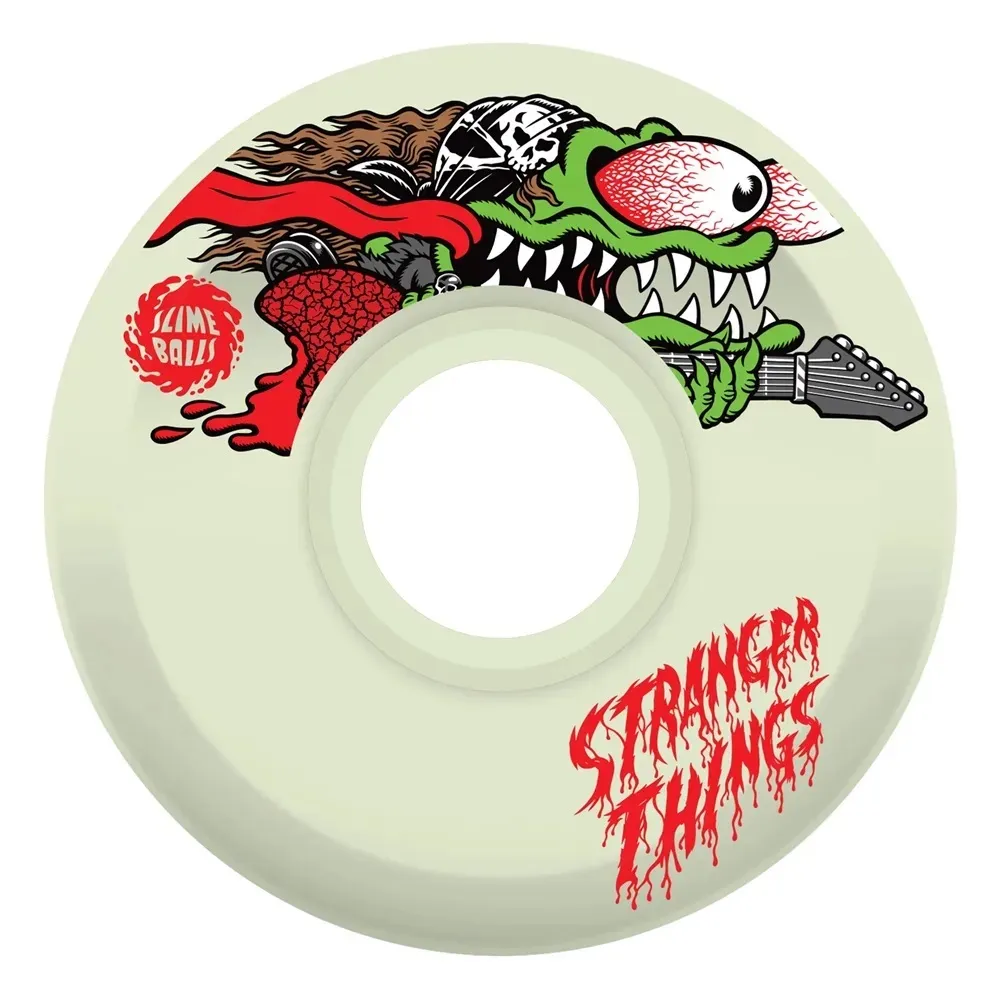 Slime Balls Stranger Things Meek Slasher Eddie OG Slime GITD 78A 60mm Skateboard Wheels