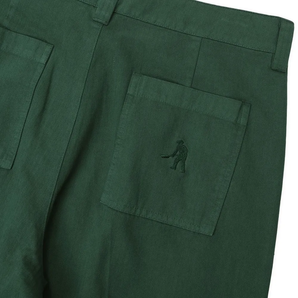 Passport Herringbone Leagues Club Hunter Green Pants