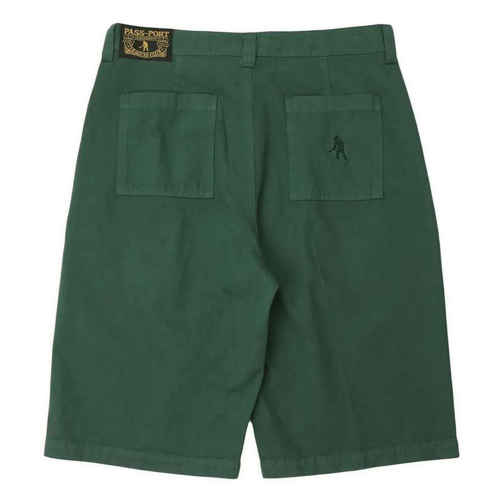 Passport Herringbone Leagues Club Hunter Green Shorts