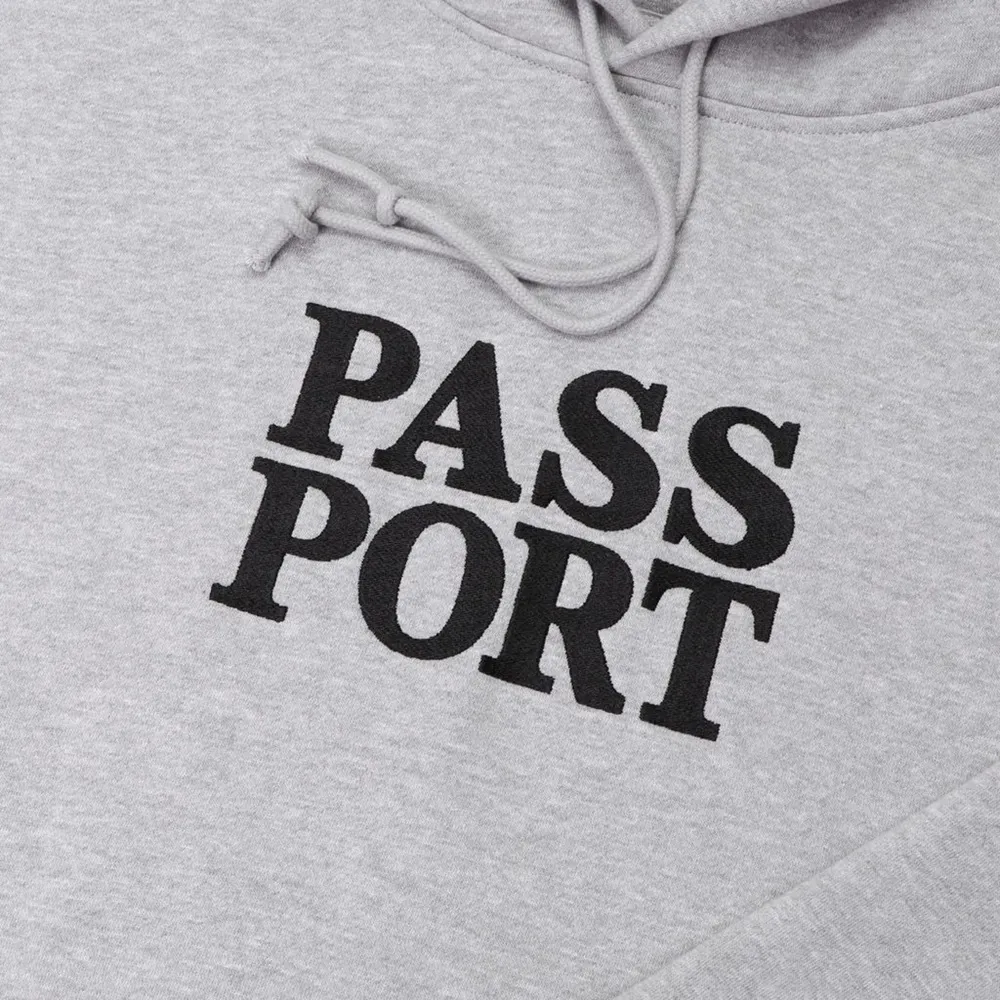 Passport Official Stacked Ash Hoodie