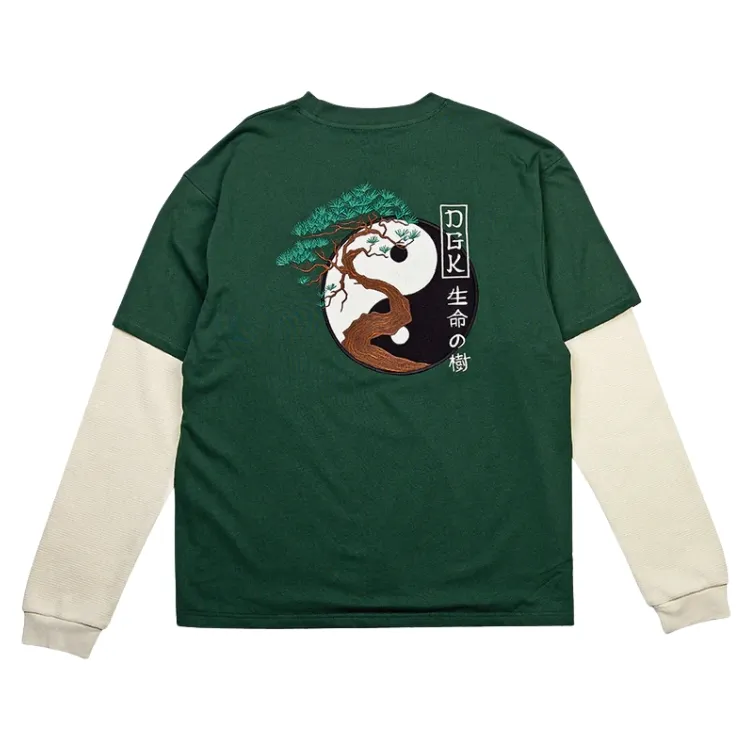 DGK Union 2fer Knit Long Sleeve Shirt [Size: M]