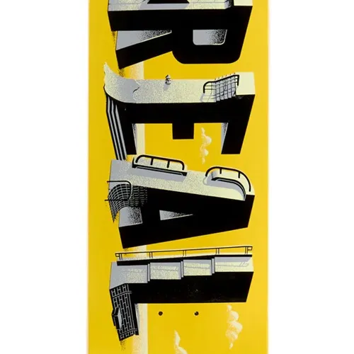 Real Spots Yellow 8.25 Skateboard Deck