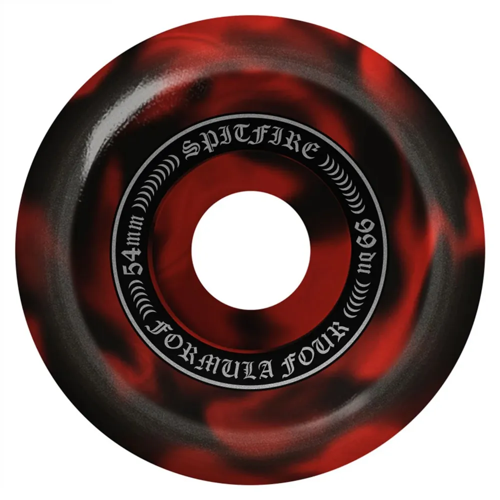 Spitfire OG Classics Red Black F4 99D 54mm Skateboard Wheels