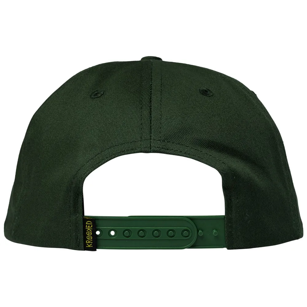 Krooked Sweatpants Redux Olive Snapback Hat