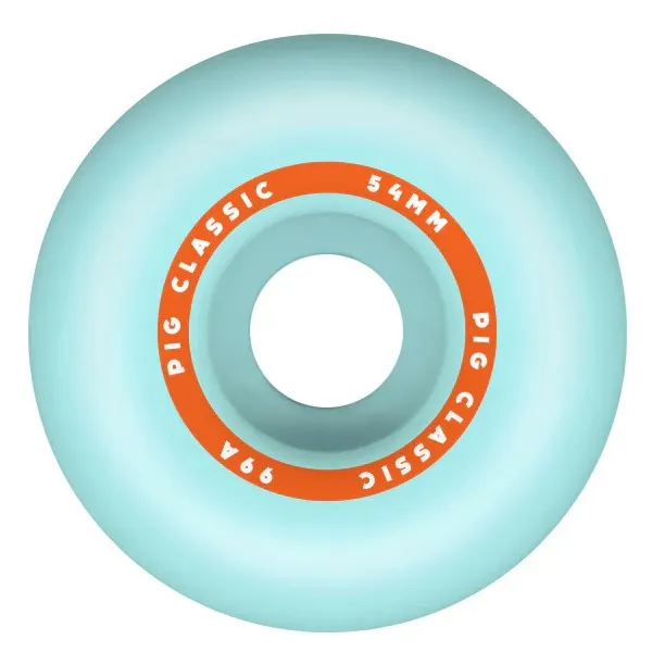 Pig Classic Blue 99A 54mm Skateboard Wheels