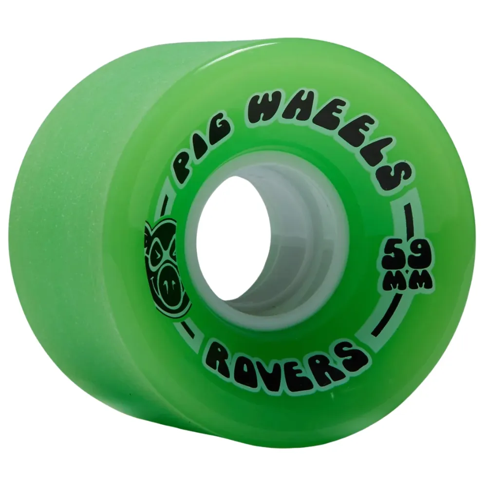 Pig Rover Green 85A 59mm Skateboard Wheels