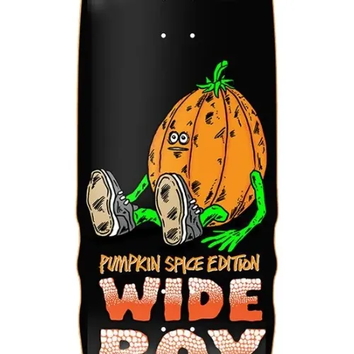 Heroin Pumpkin Spice Wide Boy 10.75 Skateboard Deck