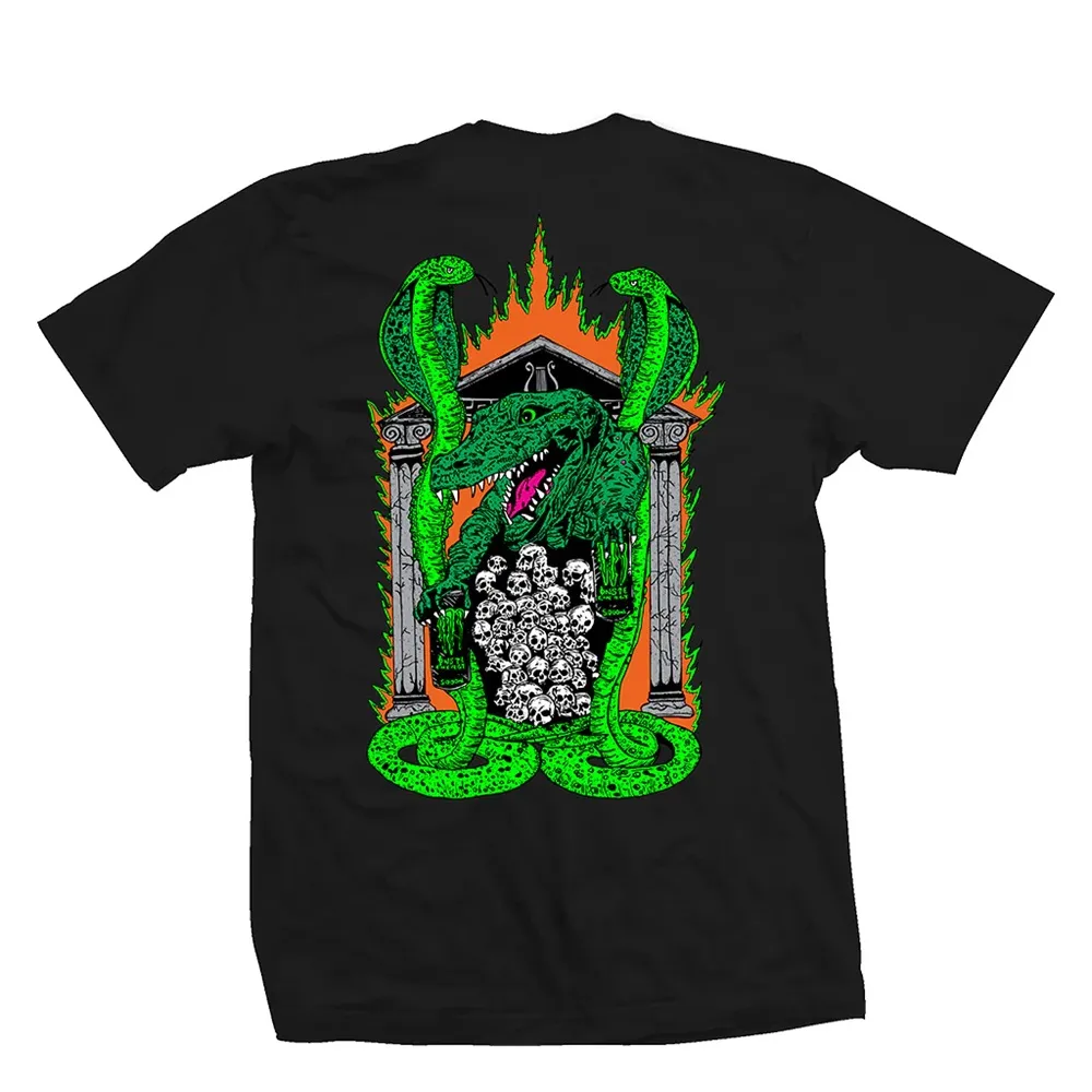 Heroin King Croc Black T-Shirt