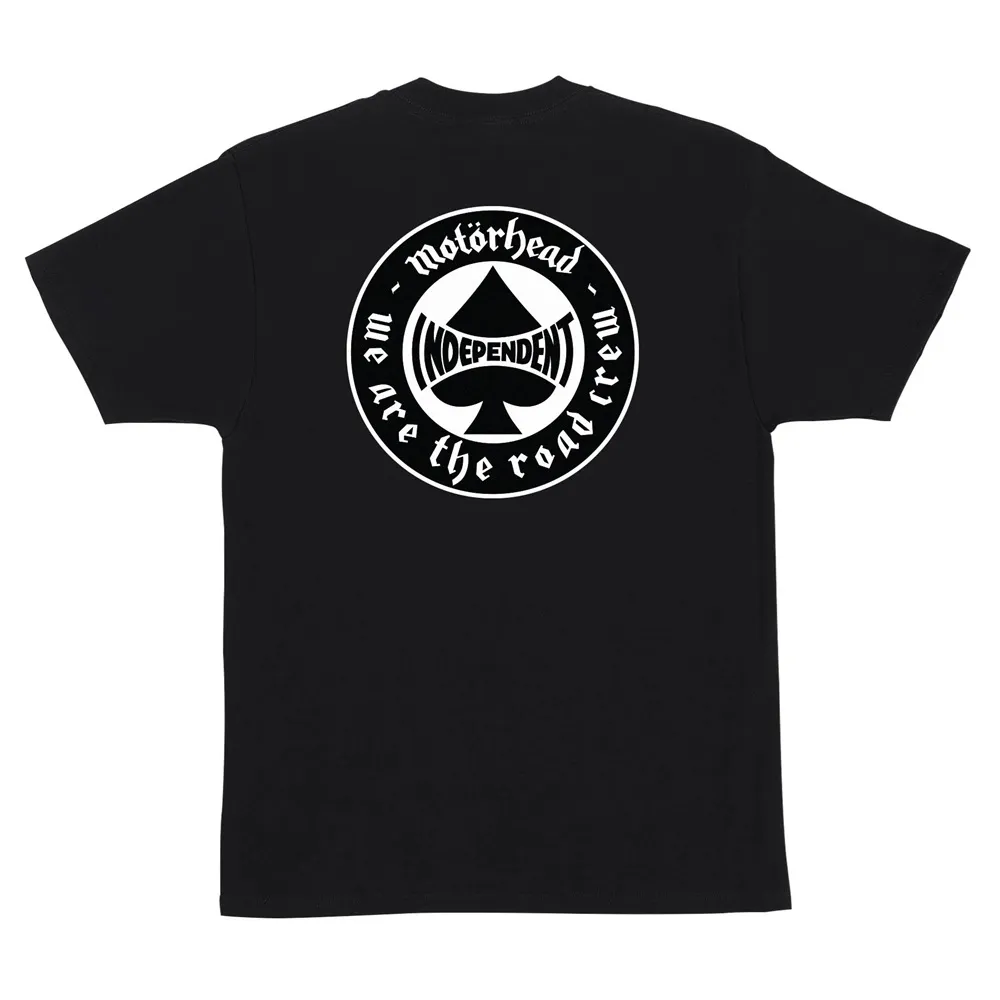 Independent X Motorhead Spade Heavyweight Black T-Shirt