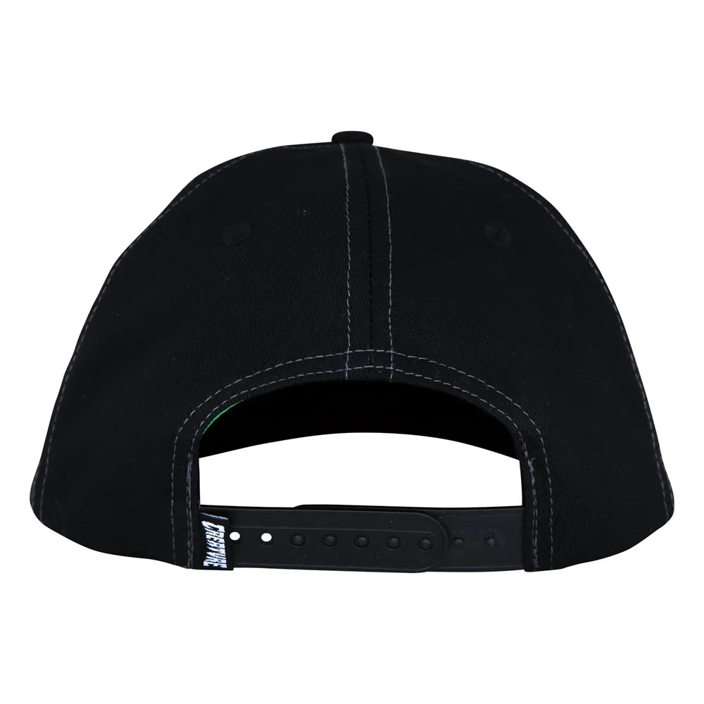 Creature Hesher Flame Black Snapback Hat