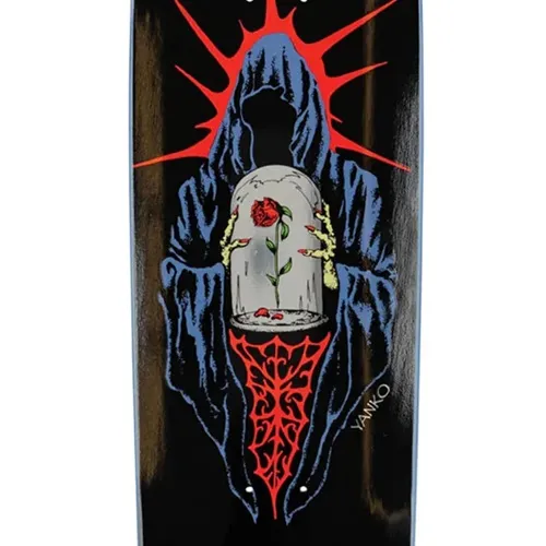 Welcome Wilted On Panther Black Blue Dip 9.0 Skateboard Deck
