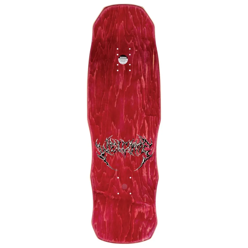 Welcome Torment On Dark Lord Dark Red 9.8 Skateboard Deck