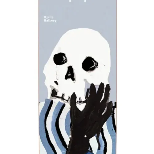 Polar Skate Co Hjalte Halberg It Will Pass Blue 9.0 Skateboard Deck