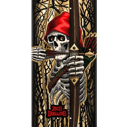 Powell Peralta Flight Doelling Archer Gold Foil Shape 313 Twin 8.3 Skateboard Deck