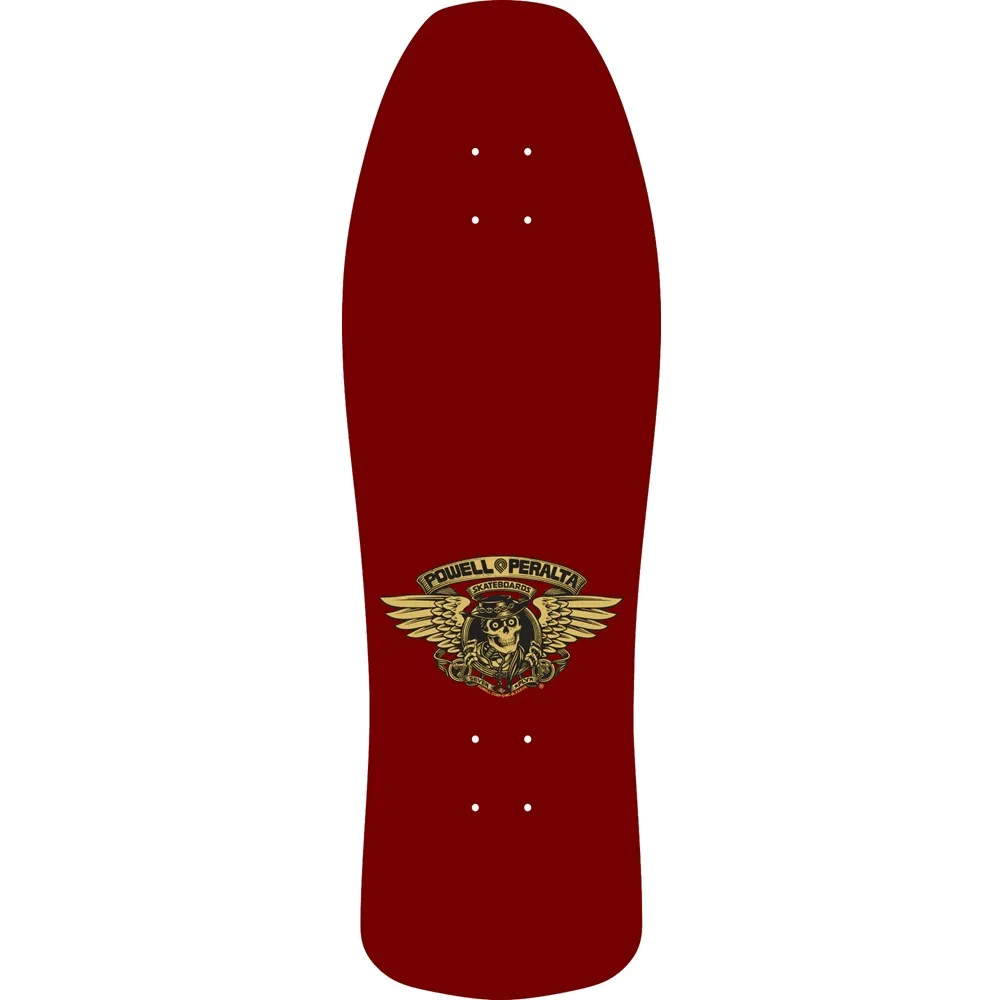Powell Peralta Ray Underhill Cross Burgundy 9.9 Skateboard Deck