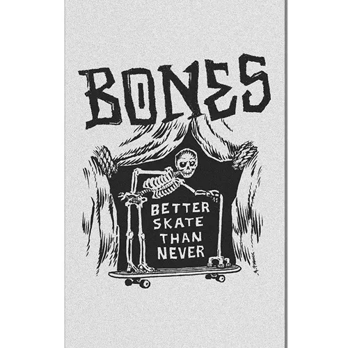 Bones Wheels Better Sk8 Clear 10.5 x 33 Skateboard Grip Tape Sheet