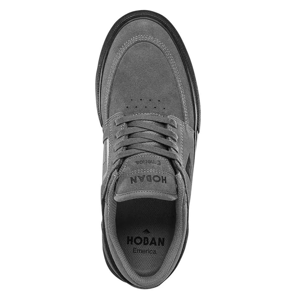 Emerica Hoban Grey Black Mens Skate Shoes