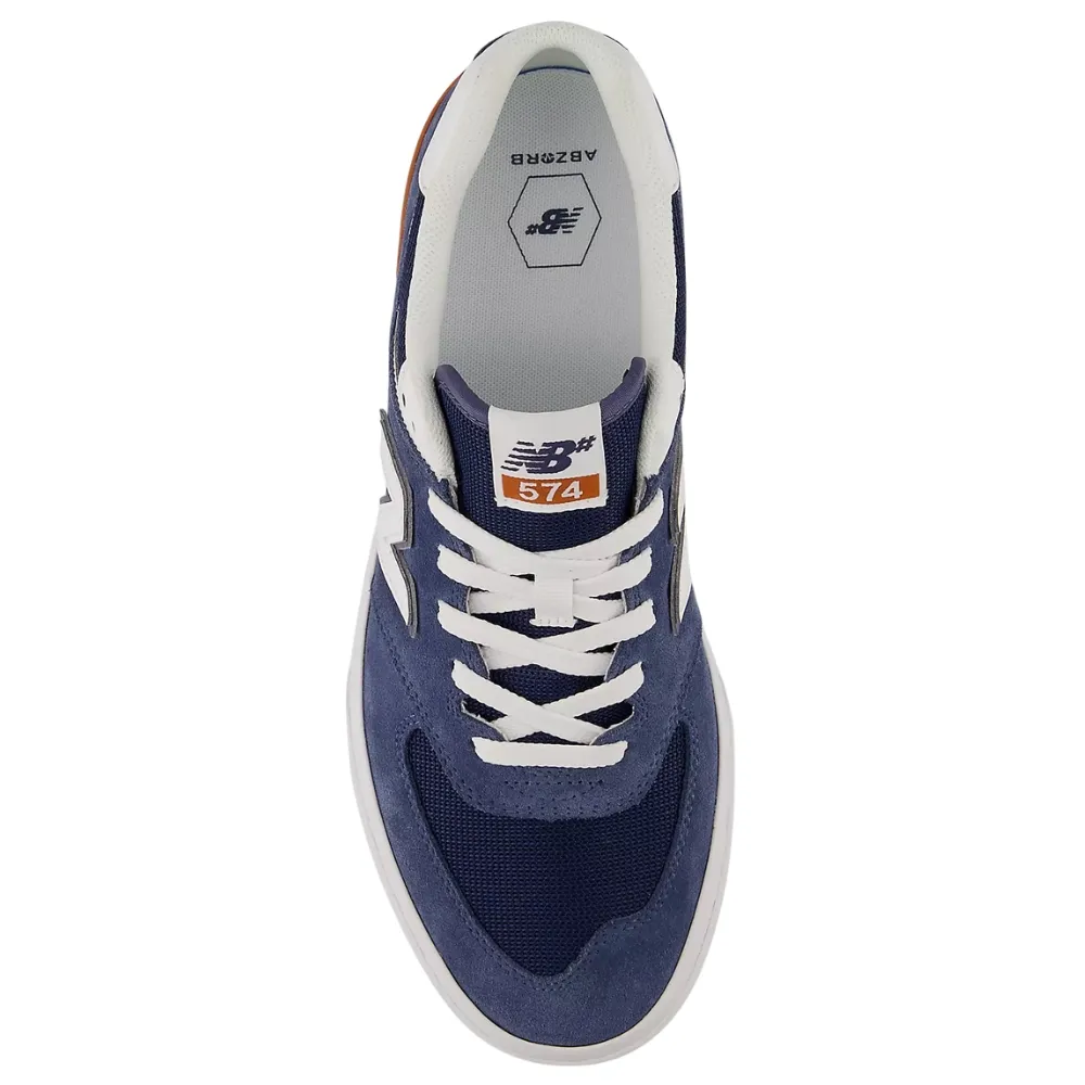 New Balance NM574VAN Vintage Indigo White Vulc Mens Skate Shoes