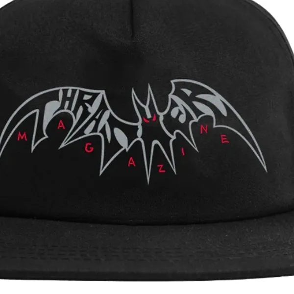 Thrasher Sky Rat Black Snapback Hat