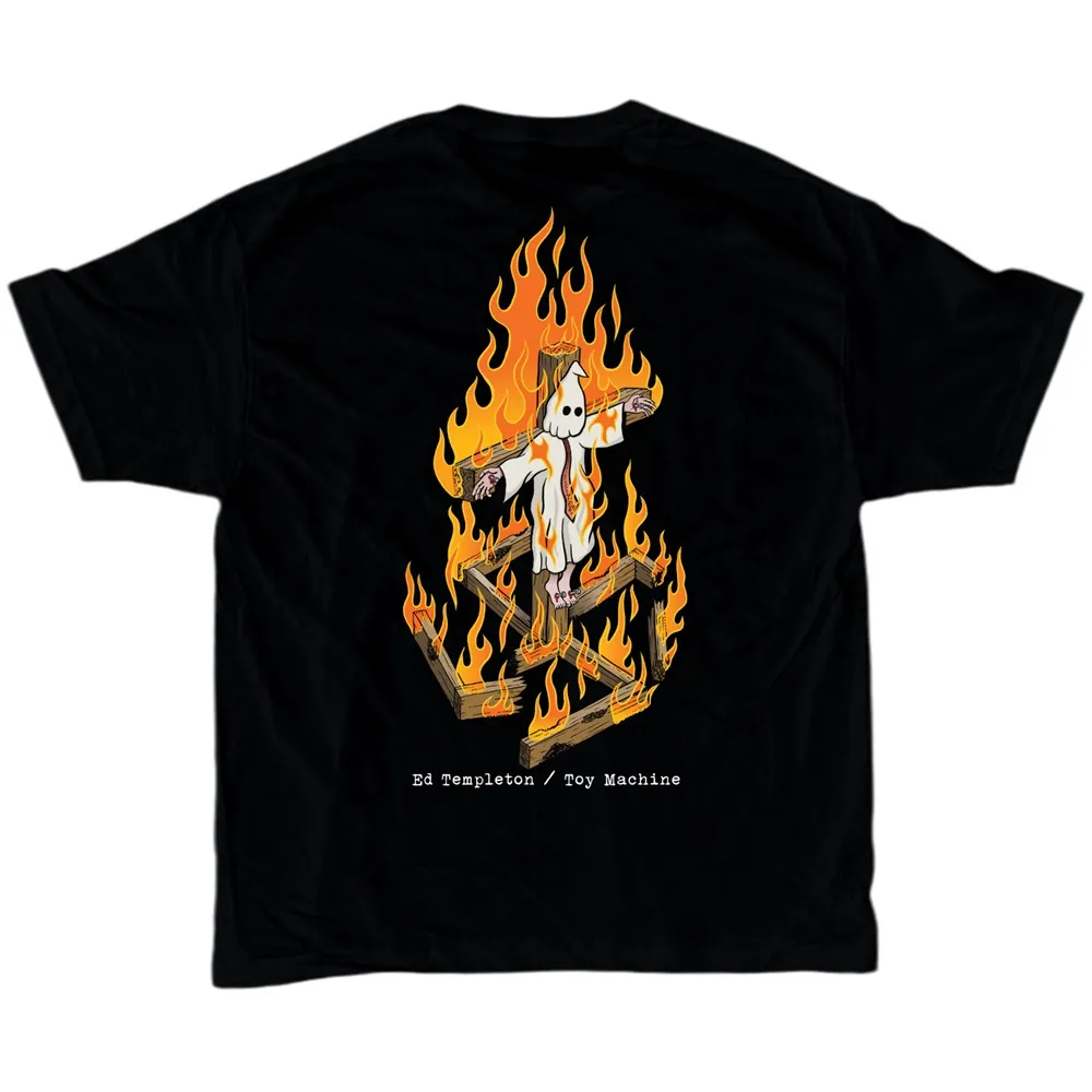 Toy Machine Charred Cross Black T-Shirt