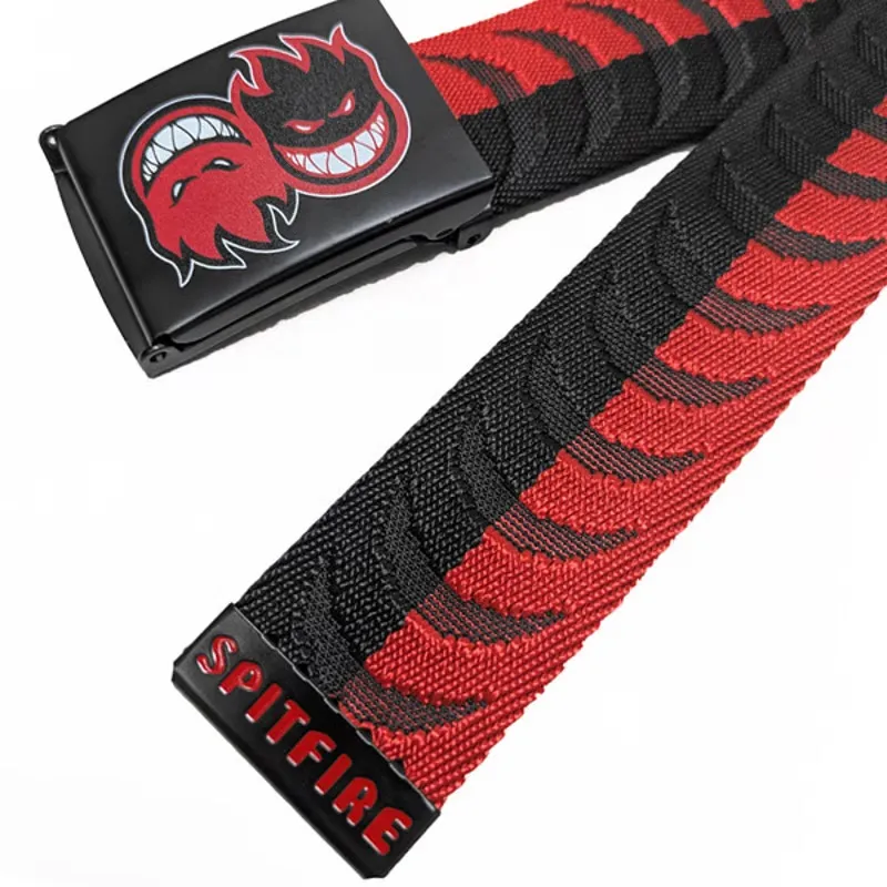 Spitfire Eternal Crescent Jacquard Black Red Belt