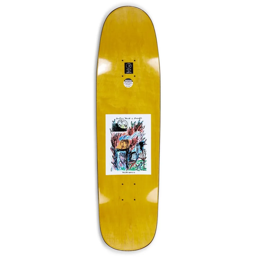 Polar Skate Co Team Model Another World Is Possible P9 Shape 8.625 Skateboard Deck