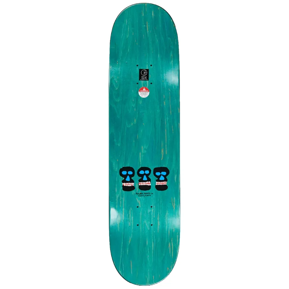 Polar Skate Co Oskar Rozenberg World Domination 8.125 Skateboard Deck