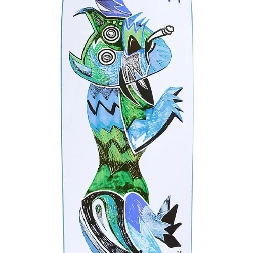 Polar Skate Co Oskar Rozenberg Trippin Cream P9 Shape 8.625 Skateboard Deck
