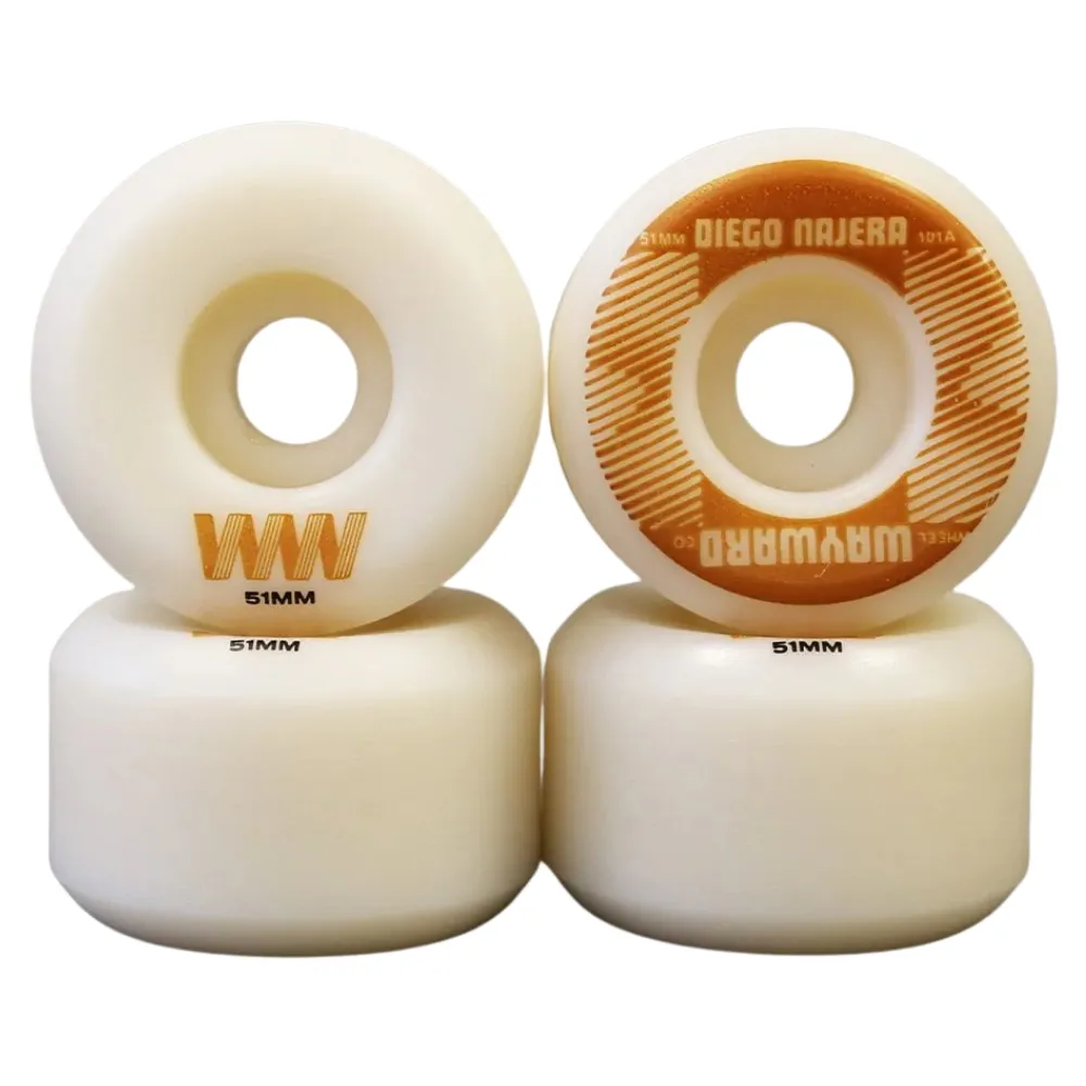 Wayward Diego Najera Q2 101A 51mm Skateboard Wheels