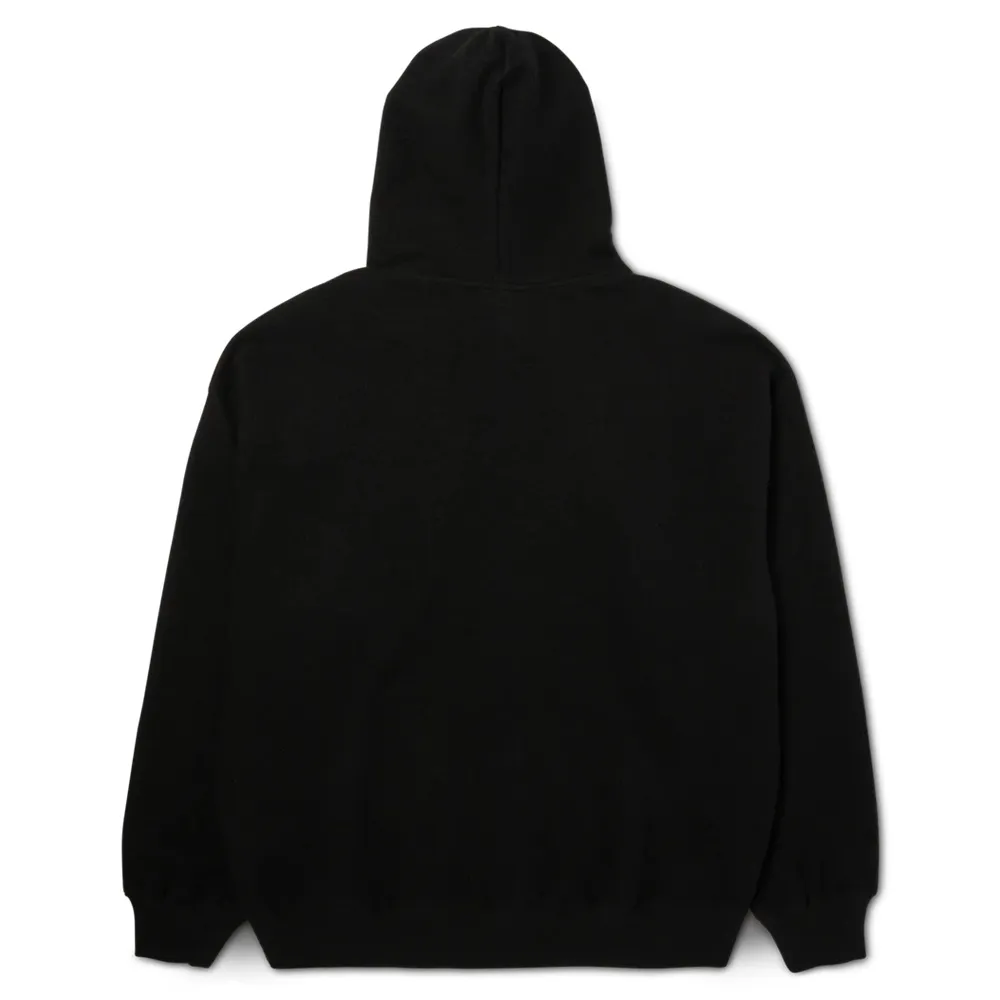 HUF Cracked Arch Reverse Black Hoodie