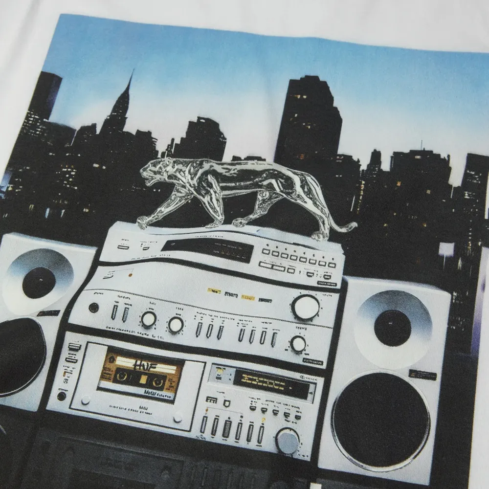 HUF Midnight Radio White T-Shirt