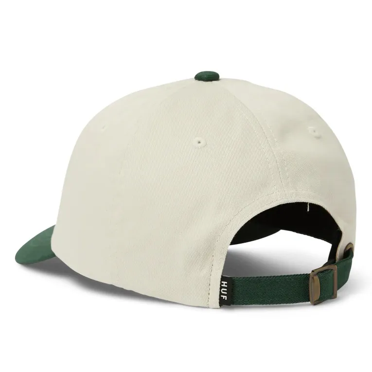 HUF Worldwide Clothiers 6 Panel Curved Visor Forest Green Hat