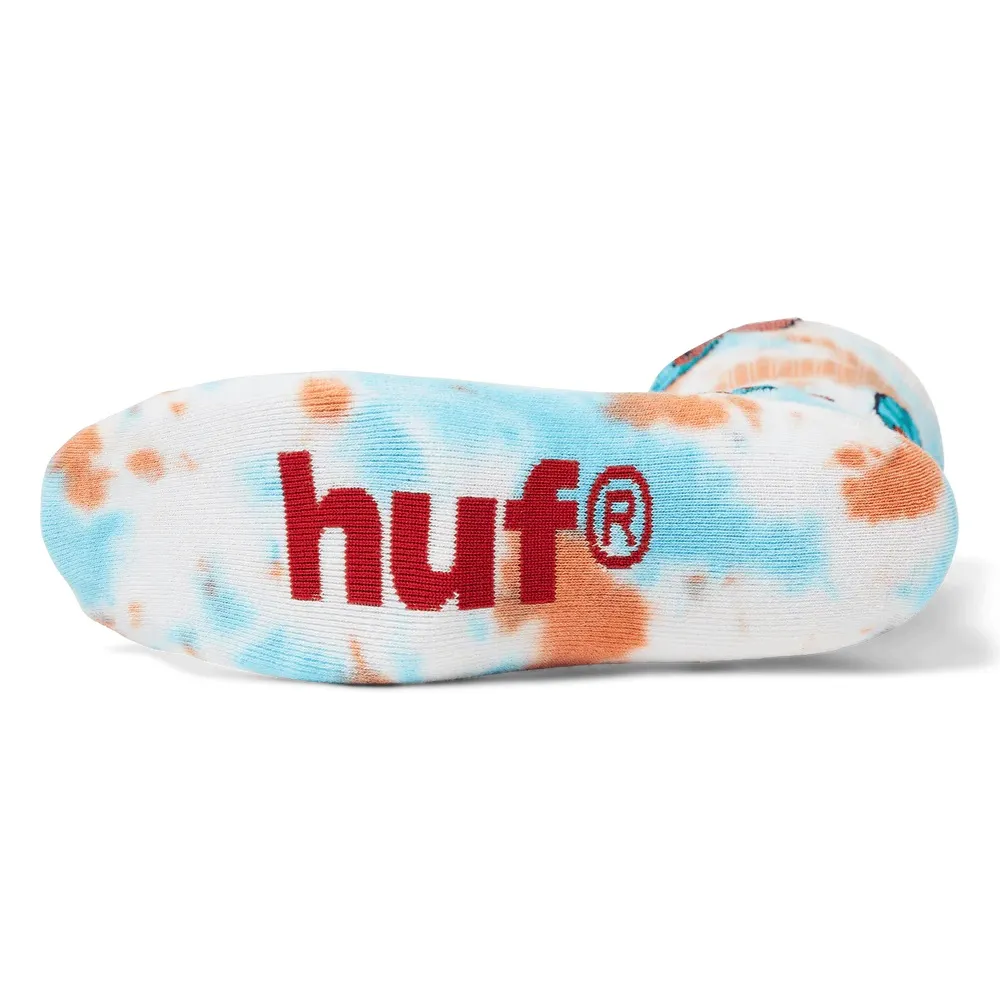 HUF Microdose Tiedye Red Socks