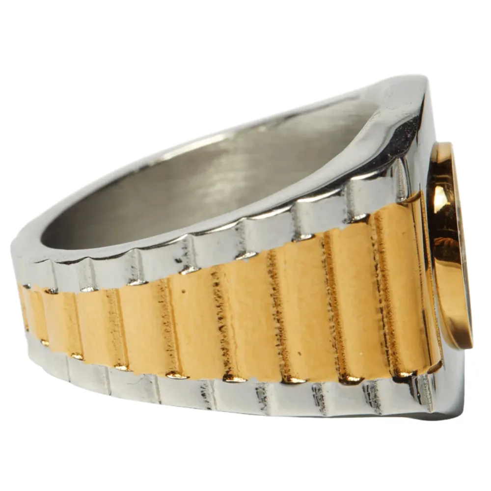 Huf Worldwide Clothiers Gold Ring