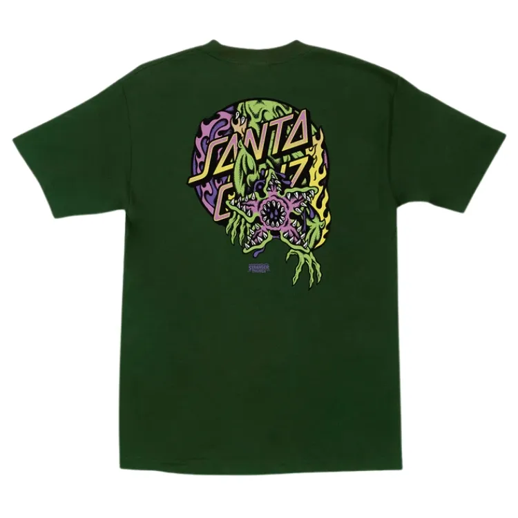 Santa Cruz X Stranger Things Demogorgon Dot Forest T-Shirt
