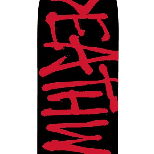 Deathwish Deathspray Black Red 8.25 Skateboard Deck
