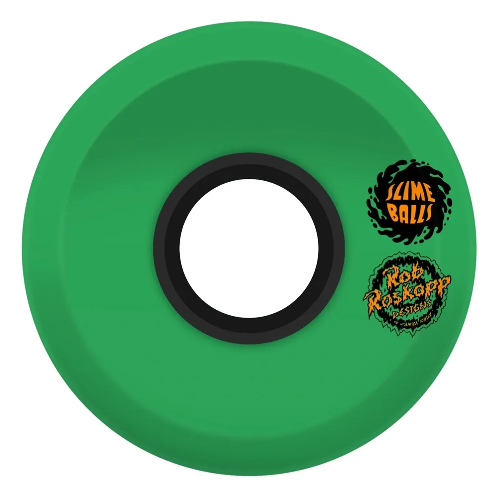 Slime Balls Roskopp Face Two Reissue OG Slime Green 78A 60mm Skateboard Wheels