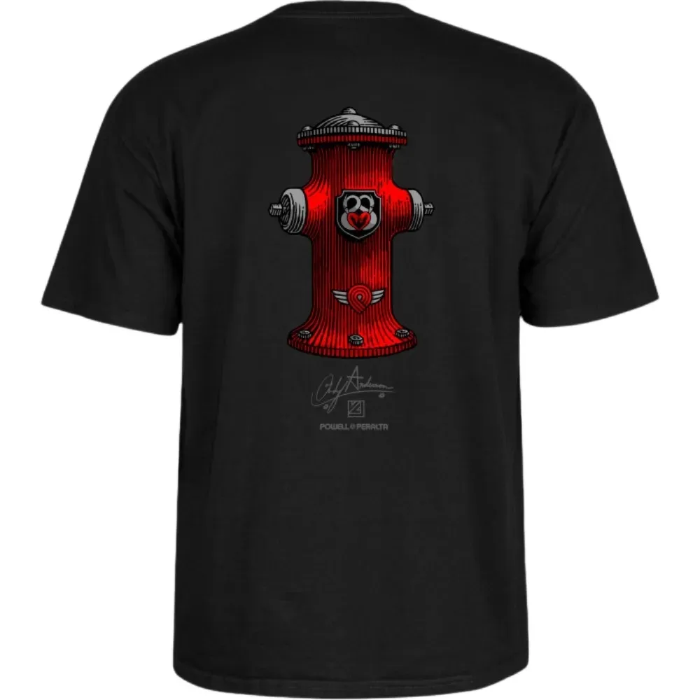 Powell Peralta Anderson Hydrant Black Youth T-Shirt