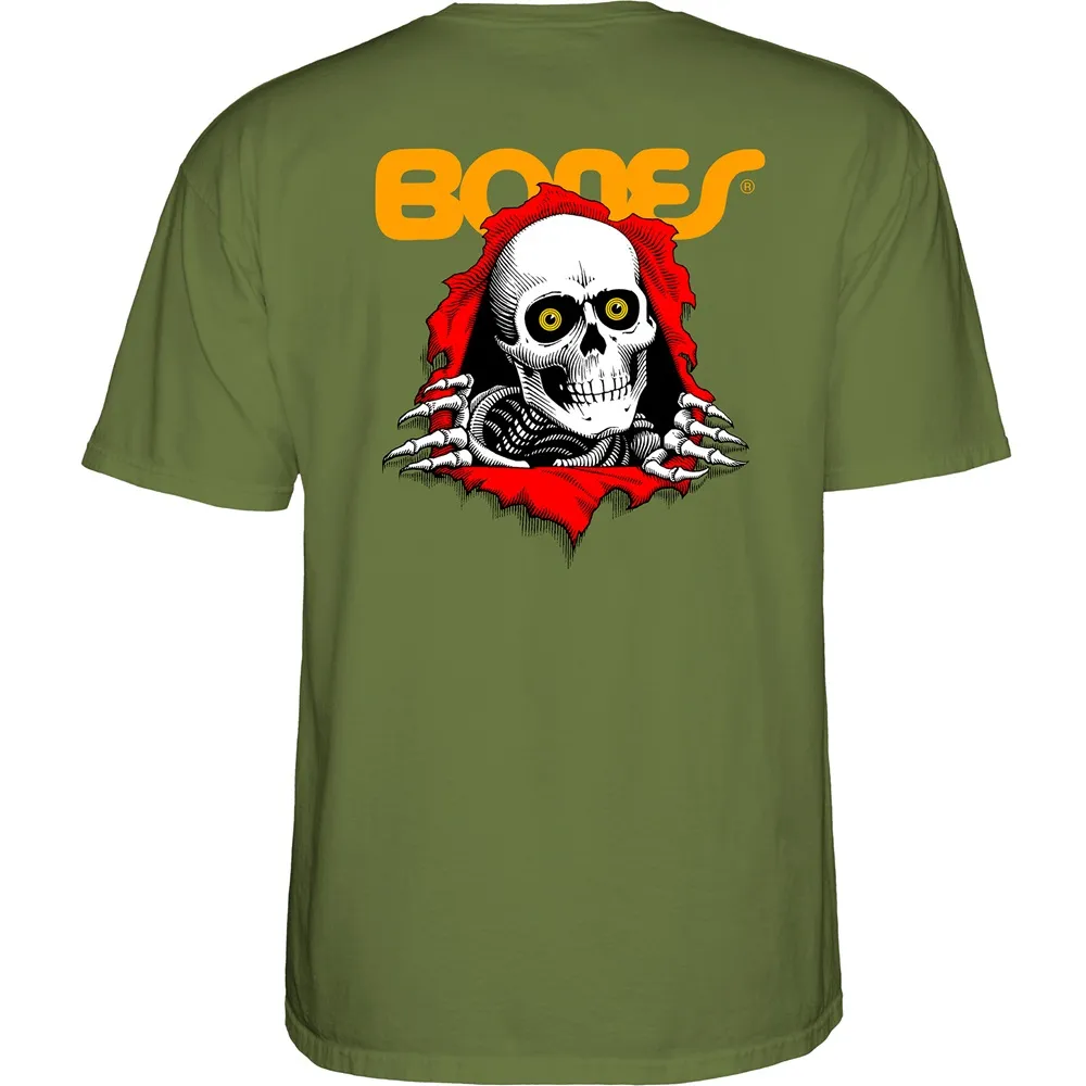 Powell Peralta Ripper Military Green Youth T-Shirt